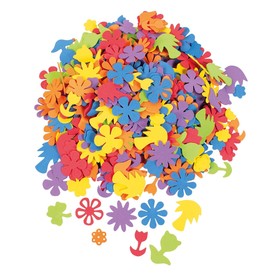 Playbox Szivacs virág alakzatok, 425db, vegyes szín