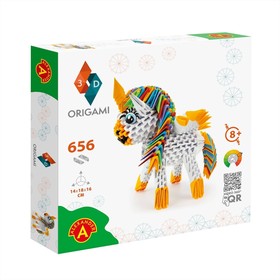 Origami 3D Unikornis