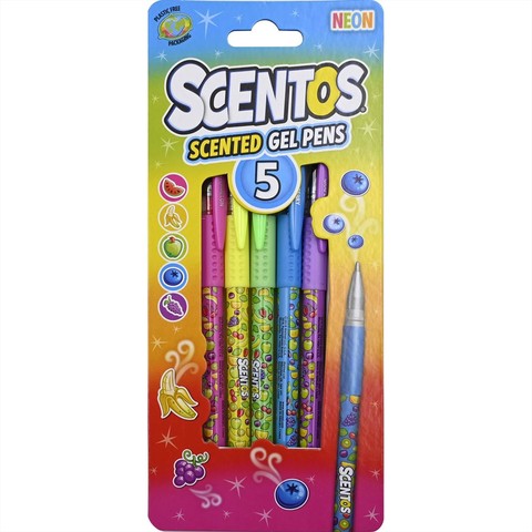 Scentos Illatos zseléstoll, 5 db-os - neon színek