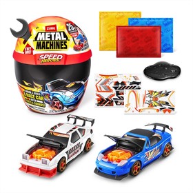 Metal Machines Speed Heroes meglepetés játékszett bukósisakban