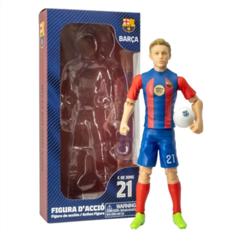 Focista akciófigura, 20 cm - FC Barcelona, F. De Jong 21