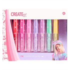 Canenco Create It! Szájfény 7 db-os szett illatos és csillámos színekkel
