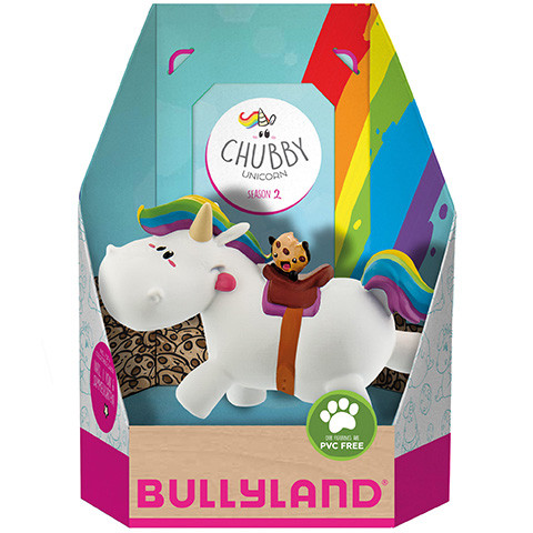 BULLYLAND, 44502 CHUBBY UNIKORNIS, LOVAGLÓ JÁTÉKSZETT