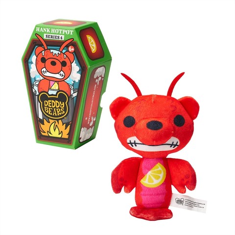 Deddy Bears plüss koporsóban, 4. sorozat, 15 cm-es - Hotpot