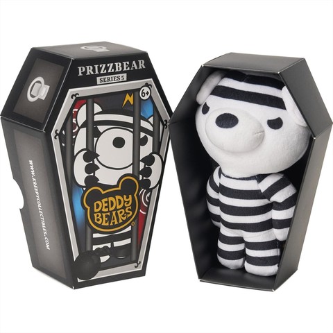 Deddy Bears plüss koporsóban, 5. sorozat, 15 cm-es - Prizzbear