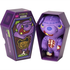 Deddy Bears plüss koporsóban, 5. sorozat, 15 cm-es - Virus