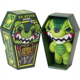 Deddy Bears plüss koporsóban, 5. sorozat, 15 cm-es - Ex-Stink