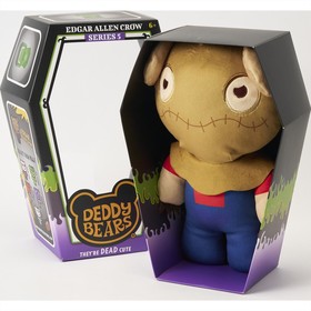 Deddy Bears plüss koporsóban, 5. sorozat, 30 cm-es - Edgar Allen Crow
