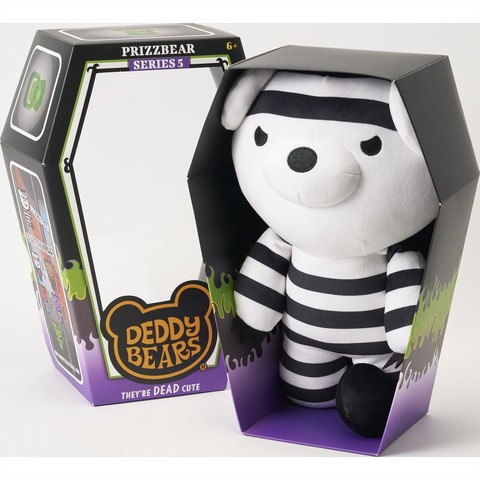 Deddy Bears plüss koporsóban, 5. sorozat, 30 cm-es - Prizzbear