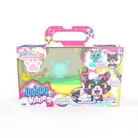Washy Friends Color Reveal Pancsoló cicusok káddal és 5 kiegészítővel - Cirmi