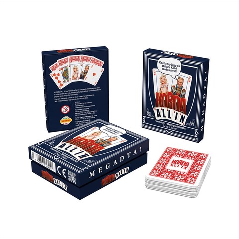 Korda All-in Prémium francia kártyapakli (52 lap + 3 Joker)