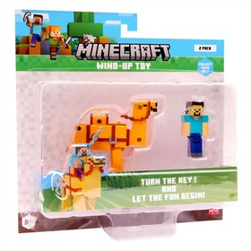 Minecraft 3D figura felhúzható állattal, 2. sorozat - többféle