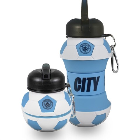 Hy-Pro Összecsukható, labda formájú kulacs, 500 ml - Manchester City