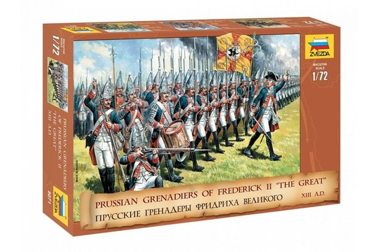 Zvezda 1/72 Prussian Grenadiers (Frederick II. the Great)