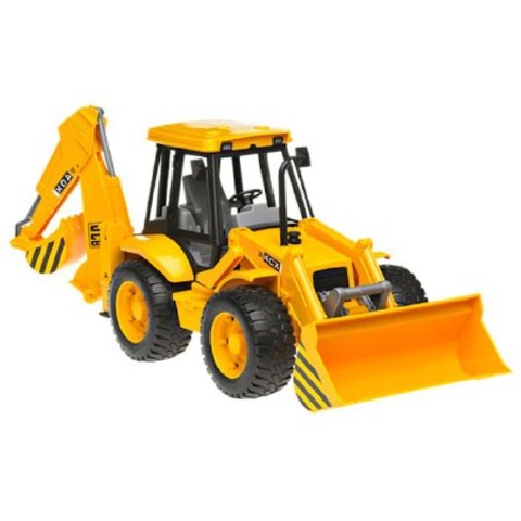 Bruder JCB 4CX markológép árokásóval /sárga/ (02428)