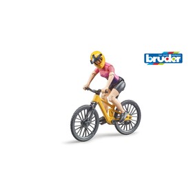 Bruder bworld Mountain Bike kerékpár kerékpáros lánnyal (63111)