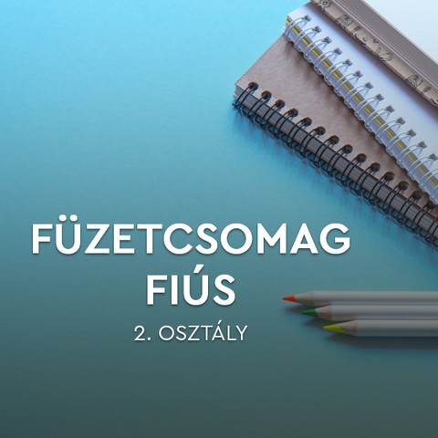 2. osztályos füzetcsomag töltött tolltartóval - fiús