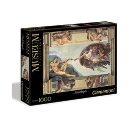 Clementoni 39496 - Museum Collection - Michelangelo - Ádám teremtése - 1000 db-os puzzle