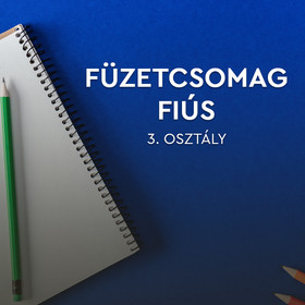 3. osztályos füzetcsomag töltött tolltartóval - fiús