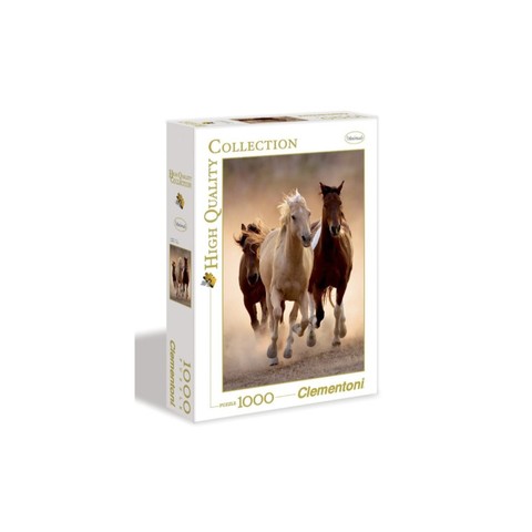 Clementoni - Vágtázó lovak (1000db)