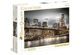 Clementoni 39366 High Quallity Collection puzzle - Brooklyn Bridge éjjel, New York 1000 db-os