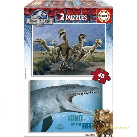 Educa puzzle Jurassic World 2x48 db