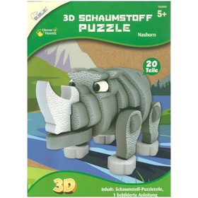 Mammut 3D puzzle orrszarvú 20 db-os