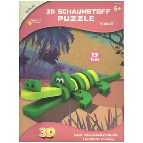 Mammut 3D Puzzle Krokodil