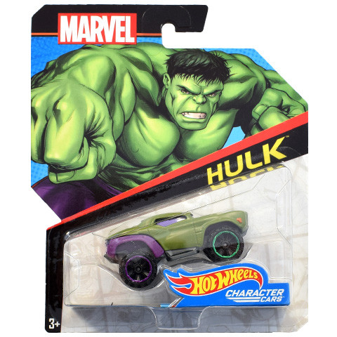 Hot Wheels Marvel karakter kisautók: Hulk