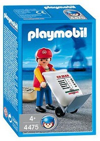 Playmobil 4475 - Dokkmunkás görgős anyagmozgatóval