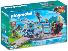 Playmobil- Ellenséges Hajó Velociraptorokkal 