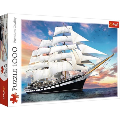 Trefl - Puzzle 1000db - Hajók