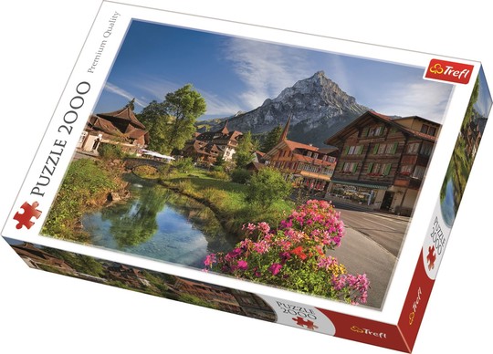 Puzzle, Alpesi falu - 2000db