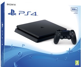PlayStation 4 SLIM 500 GB Fekete (CUH-2116) (PS4)