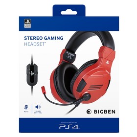 Stereo Gaming Headset V3 Piros (PS4)