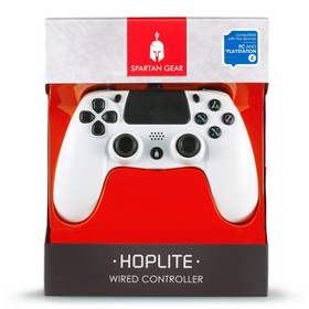 Spartan Gear - Hoplite Wired Controller White (PS4)