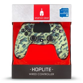 Spartan Gear - Hoplite Wired Controller Green Camo (PS4)