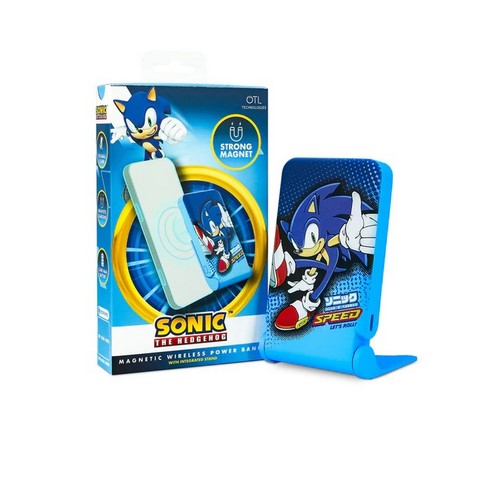 OTL Sonic The Hedgehog Mágneses Vezeték nélküli Powerbank (Platform nélküli)