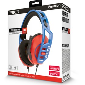 Nintendo RIG 300 PRO Nintendo Switch 1-2 Headset - Kék-piros (NSW / NSW 2)