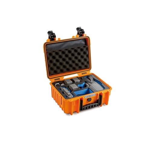 B&W koffer 3000 narancssárga DJI Mavic 2 (Pro/Zoom) modellhez (Mavic 2)