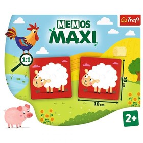 Memos Maxi memóriajáték: Farm, 24 db-os