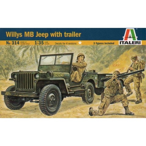 ITA 1:35 Willys MB Jeep with T