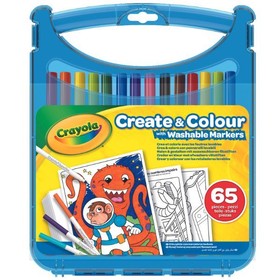 Crayola Supertips kimosh. filctoll és papír 65 db