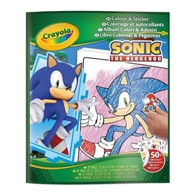 Crayola: Sonic, a sündisznó színező matricákkal