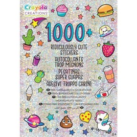 Crayola Creations: Matricás füzet 1000+ matricával - többféle