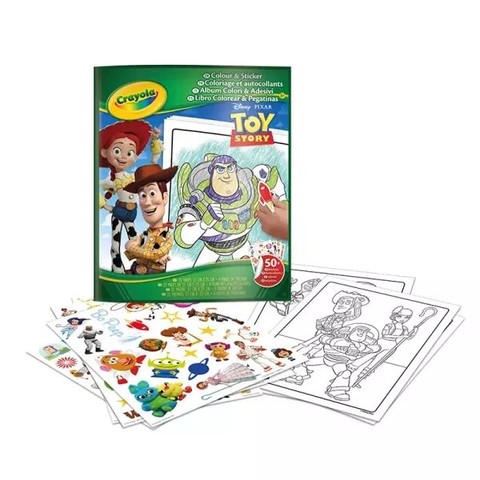 Crayola: Kifestő és matricázó füzet - Toy Story 5