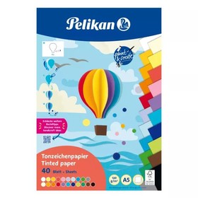 Pelikan: Barkácskarton - A5, 40 ív, 21 szín