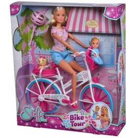 Steffi Love: Steffi baba kisbabával és biciklivel