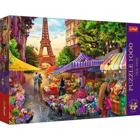 Trefl Premium Plus: Tea Time Párizs - 1000 darabos puzzle