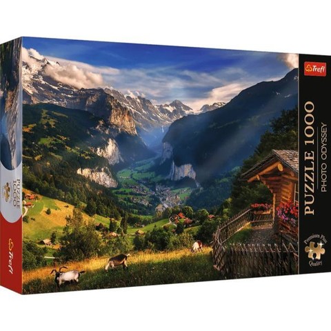 Trefl Premium Plus: Photo Odyssey Lauterbrunnen-völgy - 1000 darabos puzzle